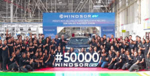 MG Windsor Sets New Benchmark: Fastest EV to Reach 50,000 Sales in India